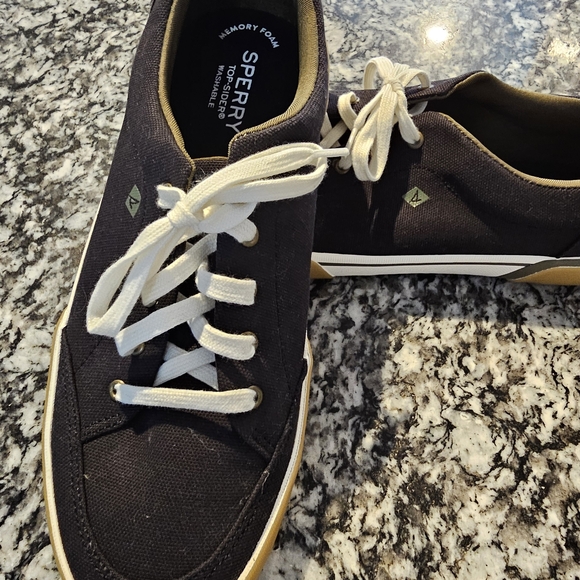 Sperry Other - Sperry Men's Harbor Tide Black Canvas Sneakers